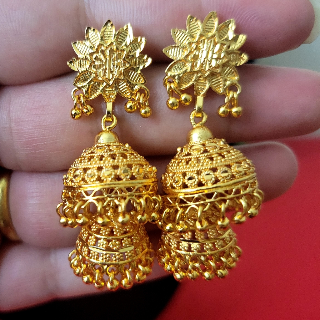 Goldplated Bollywood Indian Earrings